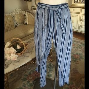 Roxy split leg wrap pants size XS jr